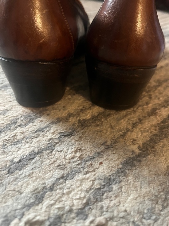 Bally Italy Dark Brown Leather Tassel Loafers 7.5 EUC ( vintage) main image 10